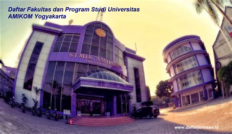 Daftar Fakultas dan Program Studi Universitas AMIKOM Yogyakarta Terbaru - Daftar Jurusan