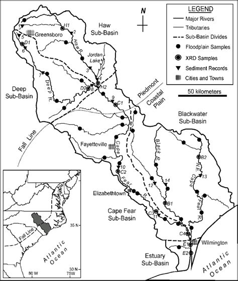 Cape Fear River Map - Alexia Lorraine