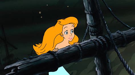 Thumbelina as Ariel encounters something by HomerSimpson1983 on DeviantArt