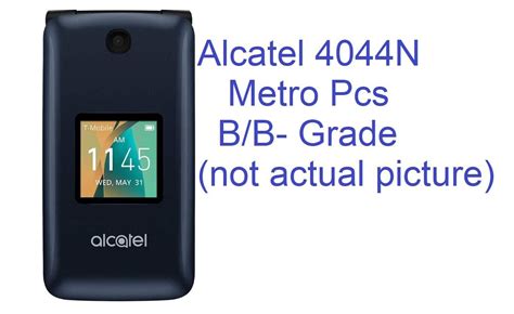 Alcatel Go Flip -4044N- Blue Metro PCS 4GB Flip Phone -B/B- Condition ...