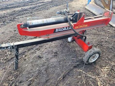 Huskee Hydraulic Log Splitter, 22 Ton with Briggs and Stratton 6.5hp Engine, Can do Horizontal ...