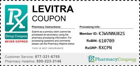 Levitra Coupon - Pharmacy Discounts Up To 80%