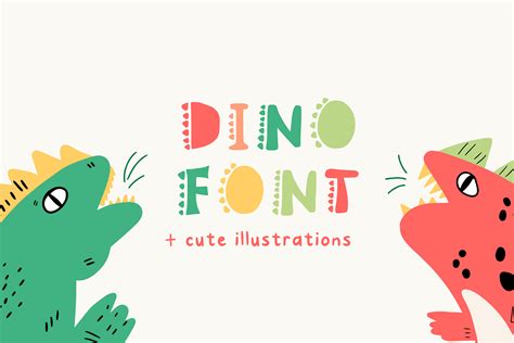 DINO FONT on Behance