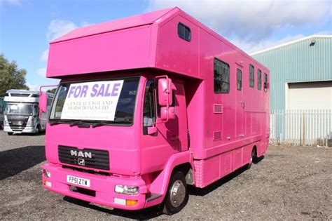 Pink 7.5 ton horsebox for sale worcestershire kidderminster