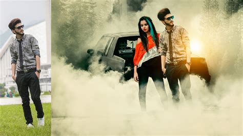 Photoshop Photo Manipulation Tutorials For Beginners - Wheely Car Photoshop Manipulation ...