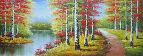 Painting A Fall Landscape Scene