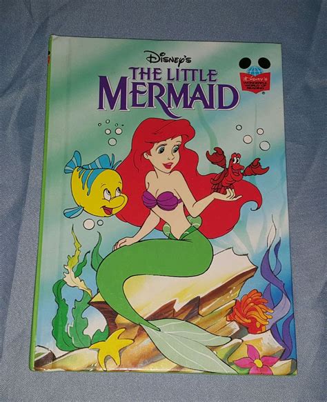 THE LITTLE MERMAID DISNEY'S THE WONDERFUL WORLD OF READING GROLIER HC ...