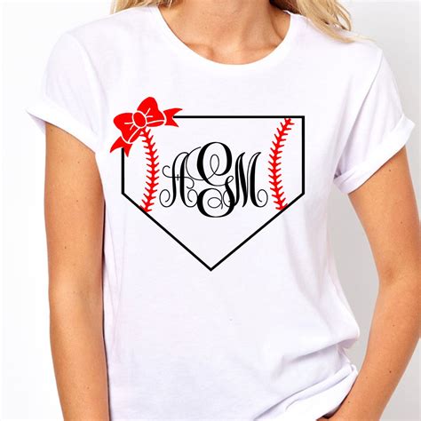 Monogram baseball tee trendy shirts womens by LineLiamBoutique