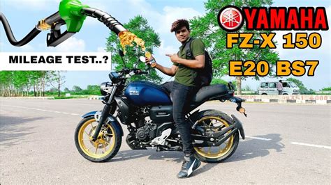 YAMAHA FZ-X 150 E20 BS7 MILEAGE TEST CITY RIDE [ KITNA DETI HAIN ...