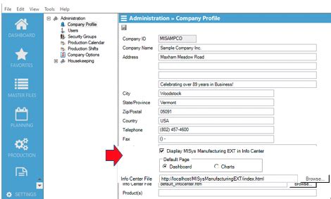 MISys Manufacturing – Accessing the MISys EXT web app through the MISys ...