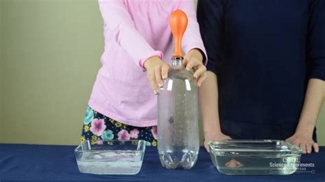 Use a Bottle to Blow-up a Balloon Science Experiment