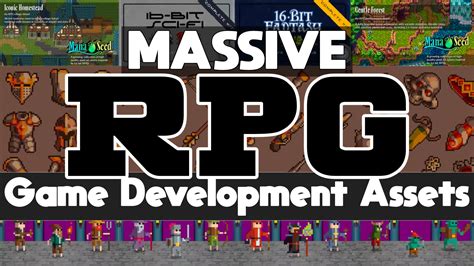 Massive RPG Game Development Asset Bundle on Humble