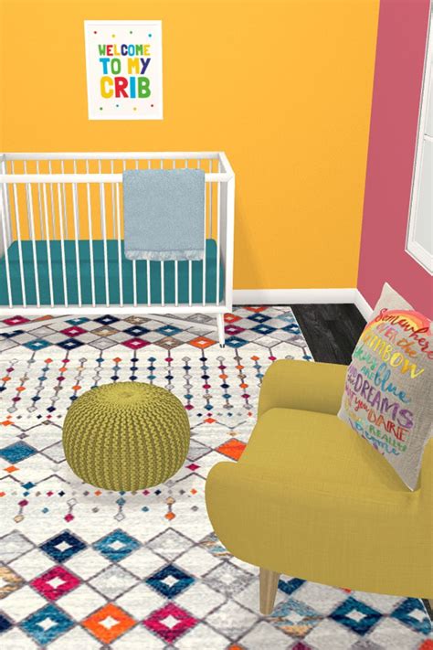 Colorful Nursery | Nursery colors, Nursery design, Nursery