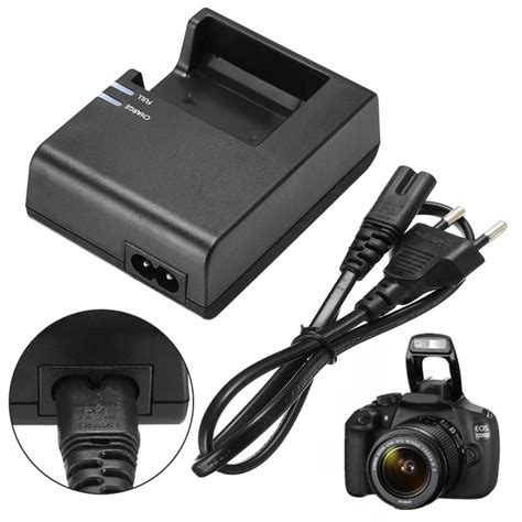 New Arrival 1pc LC E10C Camera Battery Charger + EU Plug Power Cord For Canon LP E10 EOS 1100D ...