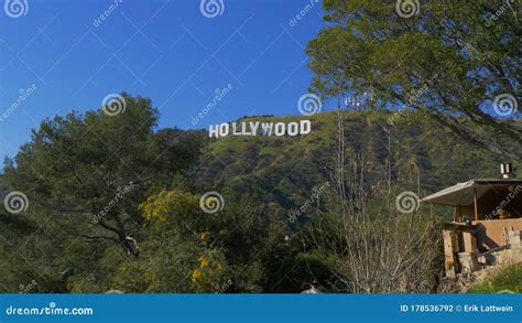 Hollywood Sign in the Hills of Hollywood - CALIFORNIA, USA - MARCH 18 ...