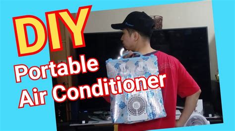 How to Make an Easy Homemade air conditioner DIY with Portable Fan and Ice Bag - YouTube