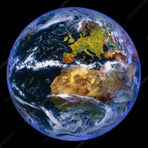 Earth from space - Stock Image E050/0439 - Science Photo Library