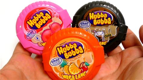 Hubba Bubba Bubble Tape - Mega Long 3x Orange, Cola Party & Fancy Fruit ...