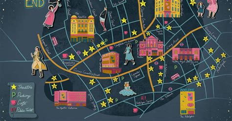 West End Theatre Map | The Dots