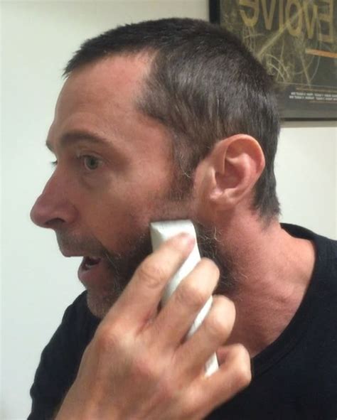 Hugh Jackman shaves sideburns as 'The Wolverine 3' filming wraps