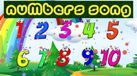 123 Numbers Song For Kids Learning Numbers 1 to 10 - Number Rhymes For Children - YouTube