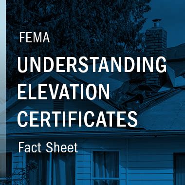 | FEMA Understanding Elevation Certificates Fact Sheet | FloodSmart