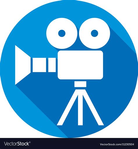 Movie camera icon Royalty Free Vector Image - VectorStock