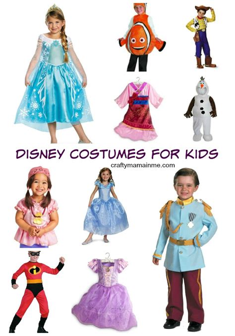 Disney Character Costumes for Kids - Crafty Mama in ME!