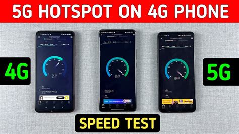 5G HOTSPOT SPEED TEST On 4G & 5G Phone - Really Fast ? - YouTube