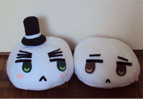 [APH] AsaKiku Mochi plushies by usaginu on DeviantArt