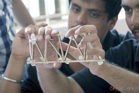 Bridge Design, Fabrication & Testing Workshop for students