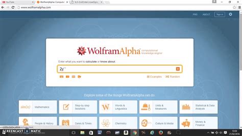 Second Order Differential Equations Using Wolfram Alpha . - YouTube