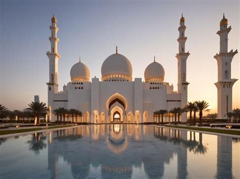 Premium Photo | Mosque in Abu Dhabi