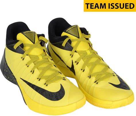 University of Oregon Ducks Team-Issued Black and Yellow Nike Hyperdunk ...