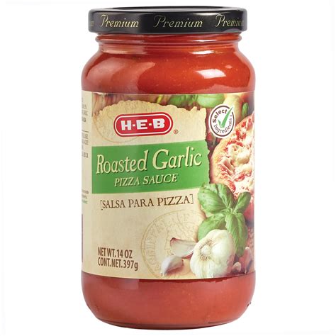 H-E-B Select Ingredients Roasted Garlic Pizza Sauce - Shop Pasta Sauces ...