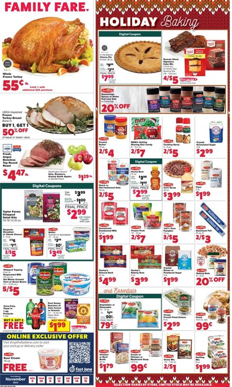 Family Fare Weekly Ad Nov 9 - 15, 2022 - WeeklyAds2