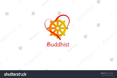 Buddhist Symbolism Logo Buddhism Sign Buddhism Stock Vector (Royalty ...