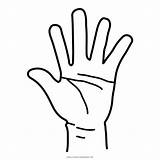 Hand Coloring Page  Free hand For Kids Ultra sketch template