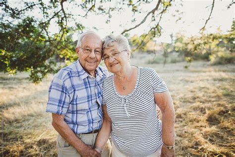 "Cute Elderly Couple Smiling Together Outside" by Stocksy Contributor ...