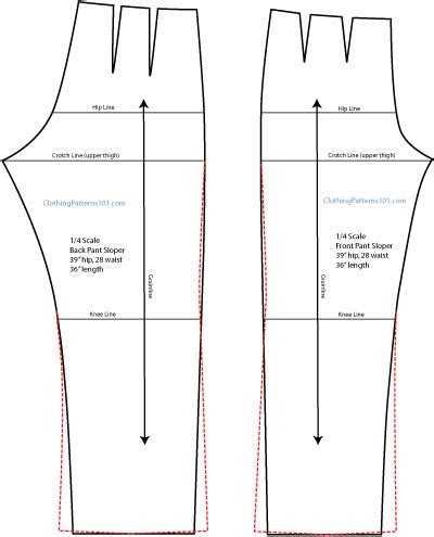 How to Draft a Flare Pant Pattern