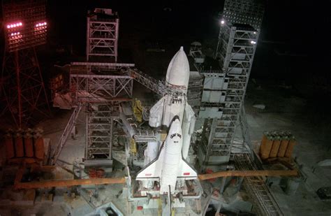 Marks 30 years since the launch of the Buran spacecraft. 30 years ago at