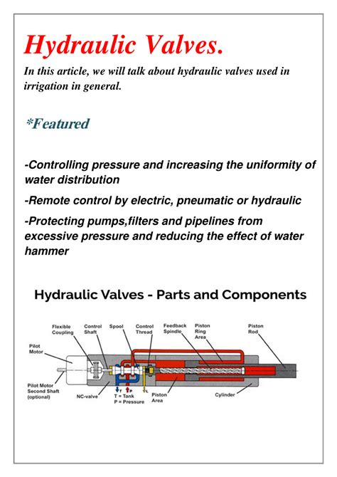 (PDF) Hydraulic Valves