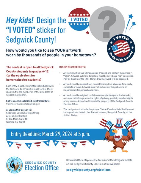 "I Voted" Sticker Design Contest | Sedgwick County, Kansas