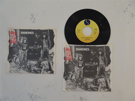 RAMONES SHEENA IS A PUNK ROCKER 45 7" MEGA RARE ORIG 1977 TERRE HAUTE~2 SLEEVES! | eBay