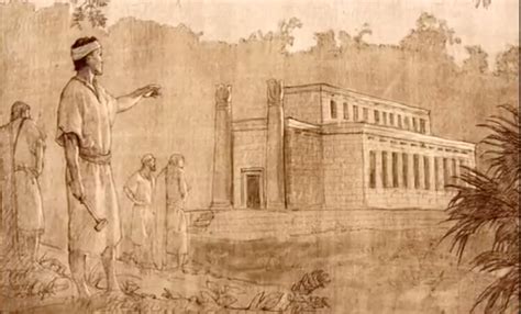 The Temple of Nephi. Artwork by Joseph Brickey. | Book of mormon ...