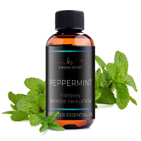 120ml Diffuser Essential Oil - Peppermint Essential Oil – Kirona Scent