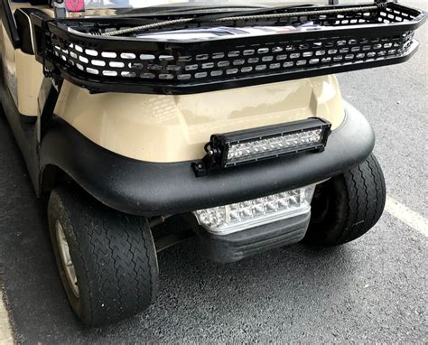 Add a front golf cart storage basket for a custom look and an easy ...