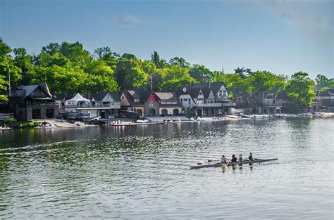 Boathouse Row - Schuylkill Rowers Photograph by Bill Cannon