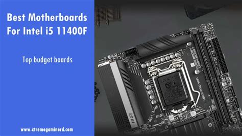 Best motherboards for Intel Core i5 11400F - Xtremegaminerd