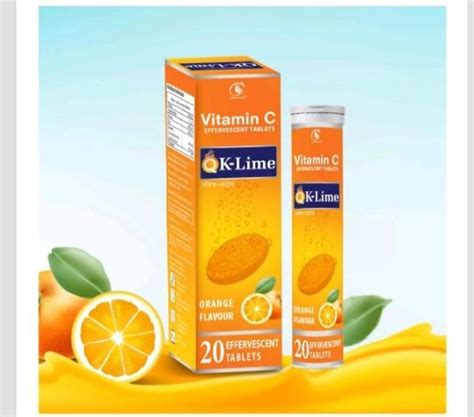 Vitamin C Effervescent Tablets at Rs 450/bottle | Vitamin Effervescent ...